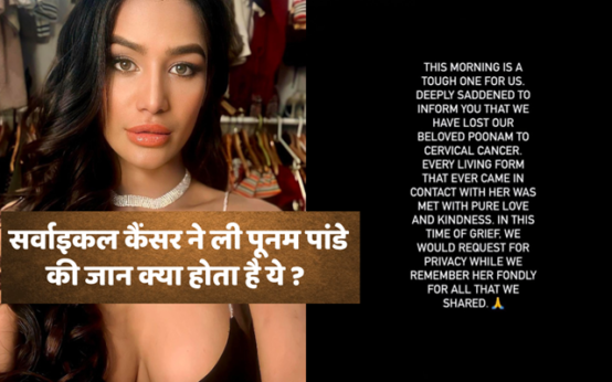 सर्वाइकल कैंसर ने ली पूनम पांडे की जान क्या होता है ये